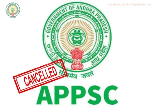 APPSC Notification Cancelled